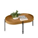 Ver imagem 7 de Mesa de Centro Bete 93cm no Couro Caramelo - Sallar Home