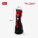 Ver imagem 6 de Máquina de Cortar Cabelo Mondial Flex Clipper Lâminas em Aço Inox 10w Vermelho/preto Bivolt - Cr-