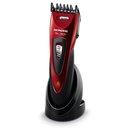 Ver imagem 1 de Máquina de Cortar Cabelo Mondial Flex Clipper Lâminas em Aço Inox 10w Vermelho/preto Bivolt - Cr-