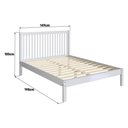 Ver imagem 3 de Cama de Casal de Madeira Maciça para Colchão 138x188cm Multimóveis Cr35276