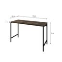 Ver imagem 3 de Escrivaninha Mesa Escritório Estilo Active 120cm Industrial Yescasa Carvalho Dark Marrom