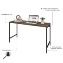 Ver imagem 4 de Escrivaninha Mesa Escritório Estilo Industrial 135cm Active Yescasa