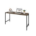 Ver imagem 5 de Escrivaninha Mesa Escritório Estilo Active 135cm Industrial Yescasa Carvalho Dark Marrom