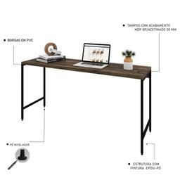 Escrivaninha Industrial 150cm Active Yescasa - 4