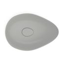 Ver imagem 3 de Cuba de Apoio Oval 54x37,5cm Ruy Ohtake Roca Cinza/Stone