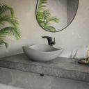 Ver imagem 6 de Cuba de Apoio Oval 54x37,5cm Ruy Ohtake Roca Cinza/Stone