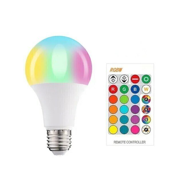 Lâmpada Led Bulbo Rgb 3w Colorida Bivolt com Controle Remoto - 2