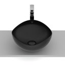 Ver imagem 5 de Cuba de Apoio 37,5x37,5cm Ruy Ohtake Roca Preto/Matte Black