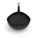 Ver imagem 6 de Cuba de Apoio 37,5x37,5cm Ruy Ohtake Roca Preto/Matte Black