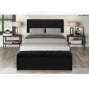 Ver imagem 2 de Kit Cabeceira e Calçadeira Vitoria 120 cm Suede Preto