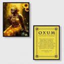 Ver imagem 1 de Kit 2 Quadros Decorativos Oxum 24x18cm:Madeira Preta