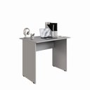 Ver imagem 2 de Mesa Retangular New City 1 Cadeira MDP 90cm Cinza Cristal