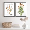 Ver imagem 1 de Kit 2 Quadros para Cozinha - Memórias 33x24cm - com Vidro:madeira Branca