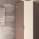 Ver mais imagens de Guarda Roupa Planejado 100% MDF de Canto Oblíquo Orion CabeCasa MadeiraOriginals Marrom
