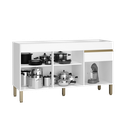 Ver imagem 2 de Balcão para Pia 150cm sem Tampo 3 Portas 1 Gaveta Line Supremo