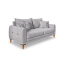 Ver imagem 2 de Sofá Living 3 Lugares Bouclê 220cm Cinza London