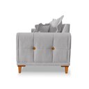Ver mais imagens de Sofá Living 3 Lugares Bouclê 220cm Cinza London