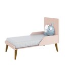 Ver imagem 3 de Kit Quarto Infantil Theo Madeira Rosa Fosco - Berço + Cômoda