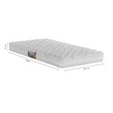 Ver imagem 7 de Colchão Solteiro D60 Frontier 88x188x17 Branco Herval