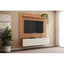 Ver imagem 1 de Painel Ripado para TV até 65 Polegadas 2 Portas Basculante 178cm Pradel Móveis