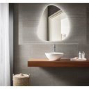Ver imagem 4 de Espelho orgânico decorativo iluminado com led frio 80x90cm
