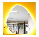 Ver imagem 7 de Espelho orgânico decorativo iluminado com led frio 80x90cm