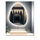 Ver imagem 1 de Espelho orgânico decorativo iluminado com led frio 80x90cm