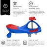 Carrinho Infantil Gira Gira com Direção Anatômica Zippy Toys em Metal e Plástico Azul - 6