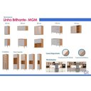 Ver imagem 7 de Kit Modulado 6 Peças Brilhante C570 Cinamomo/Platina MGM