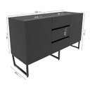 Ver imagem 5 de Balcão Buffet 2 Portas 3 Gavetas Concept CabeCasa MadeiraOriginals