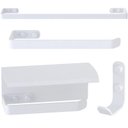 Ver imagem 1 de Kit de Acessórios para Banheiro Branco 4 Peças Fs.zmt
