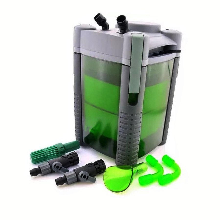 Filtro canister atman at-3335 600l/h para aquário 110V | MadeiraMadeira