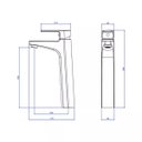 Ver imagem 5 de Misturador Monocomando Deca Mesa Bica Alta Level Black Matte 2885.bl26.mt