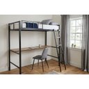 Ver imagem 1 de Beliche Suspenso Solteiro com Mesa Preto