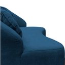 Ver imagem 7 de Namoradeira Sofá Feijão Cancún 150cm Orgânica Bouclé Azul Marinho