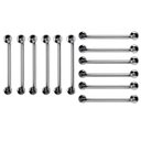 Ver imagem 1 de Barra de Apoio 60cm Aço Inox Kit 12 Unidades Criança Idoso Gestante Deficiente Acessibilidade Banhei