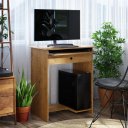 Ver imagem 3 de Mesa de Computador Prática 1 Gaveta - Ej Móveis:marrom