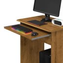 Ver imagem 4 de Mesa de Computador Prática 1 Gaveta - Ej Móveis:marrom