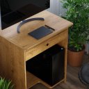 Ver imagem 5 de Mesa de Computador Prática 1 Gaveta - Ej Móveis:marrom