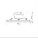 Ver imagem 2 de Tampa Tramontina Mônaco em Vidro e Aço Inox com Alça em Silicone 16 Cm Tramontina