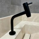 Ver imagem 4 de Torneira Link Lavatorio Preto Fosco 1/4 de Volta Estilo Deca Docol