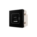 Ver imagem 1 de Módulo Tomada Carregador Usb Duplo Usb-c + Usb-a Margirius Sleek 2a 10w Preto Ebony