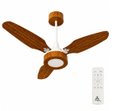 Ver imagem 1 de Ventilador de Teto Venti-Delta Ventus LED Inverter 55W 3 Pás Dupla Face Controle Remoto 3000k Bivolt