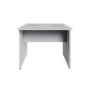 Ver imagem 2 de Plataforma de Trabalho para Escritório Pé Painel Moderno MDF MDP 90cm Cinza F5 Office