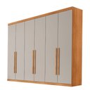 Ver imagem 1 de Guarda Roupa Casal Maya 100 Mdf 6 Portas e 6 Gavetas - Rufato
