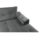 Ver imagem 2 de Sofá Viena 3 Lugares com Chaise e Canto Suede Cinza 380 Premium Plus Império