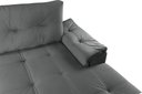 Ver imagem 2 de Sofá Viena 3 Lugares com Chaise e Canto Suede Cinza 380 Premium Plus Império