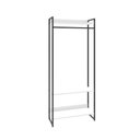 Ver imagem 2 de Estante Closet Arara c/03 Prateleiras Dynamica 80 cm Est.Preta