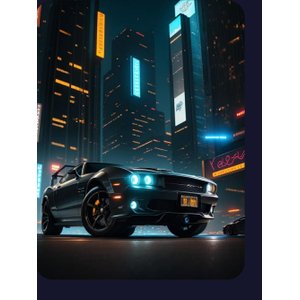 Quadro Decorativo Tela Canvas Autos Ref:qbau1 Lojall 60 X 40 Cm Borda Infinita