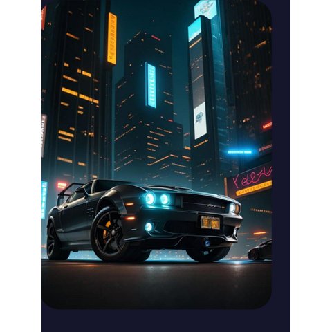 Quadro Decorativo Tela Canvas Autos Ref:qbau1 Lojall 60 X 40 Cm Borda Infinita